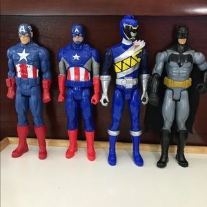 Super Heroes/Action figures -4 kids toys